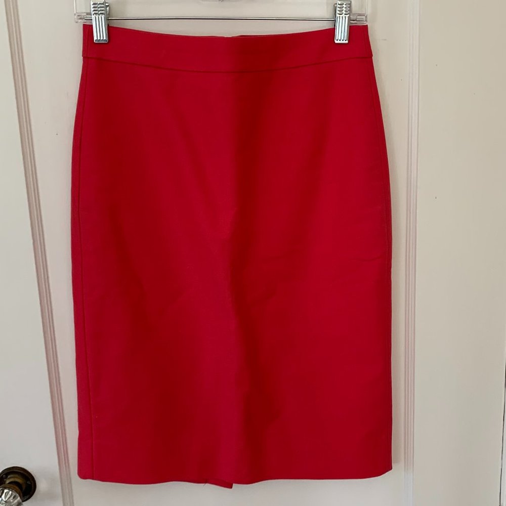 JCrew Bright pink size 2 No.2 Pencil Skirt